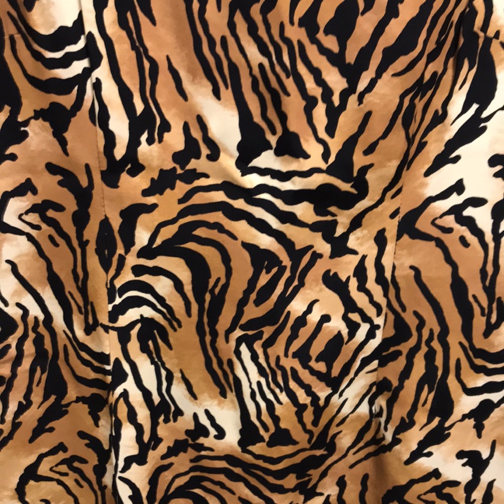 Vintage Rabbit Rabbit Rabbit Deigns tiger print dress - Picture 3 of 9